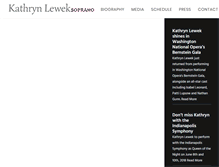 Tablet Screenshot of kathrynlewek.com